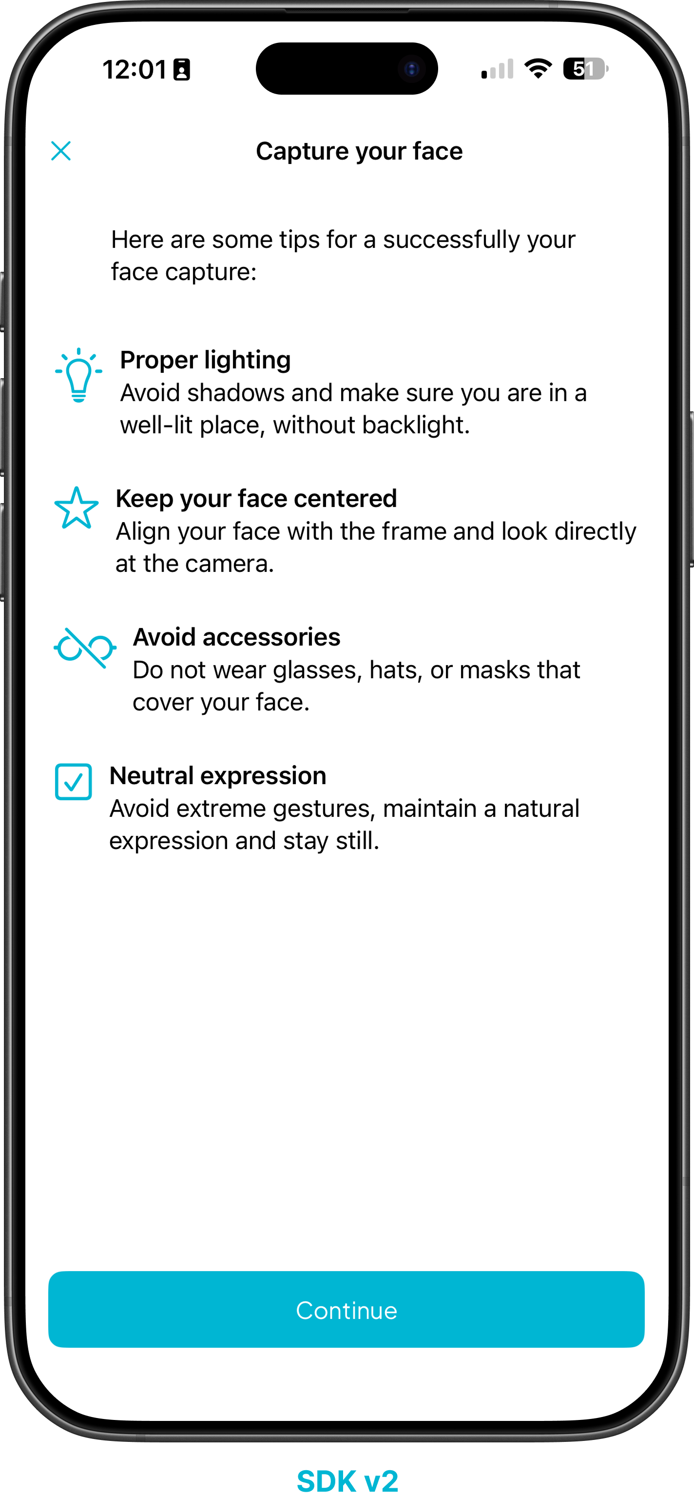 Capture instruction screen on Android